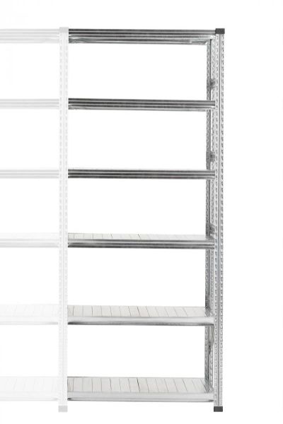 Aanbouwrek 6 gegalvaniseerde legborden